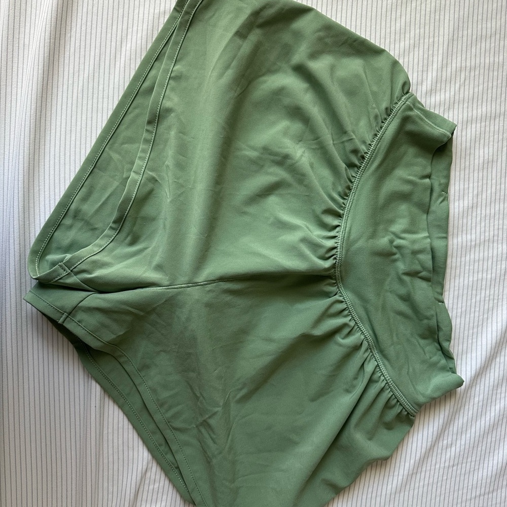 Aerie Soft Green Relaxed Shorts
